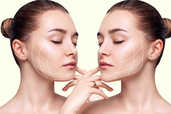 definir as linhas do rosto